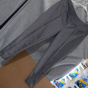 Black and White Casual Curve bottoms